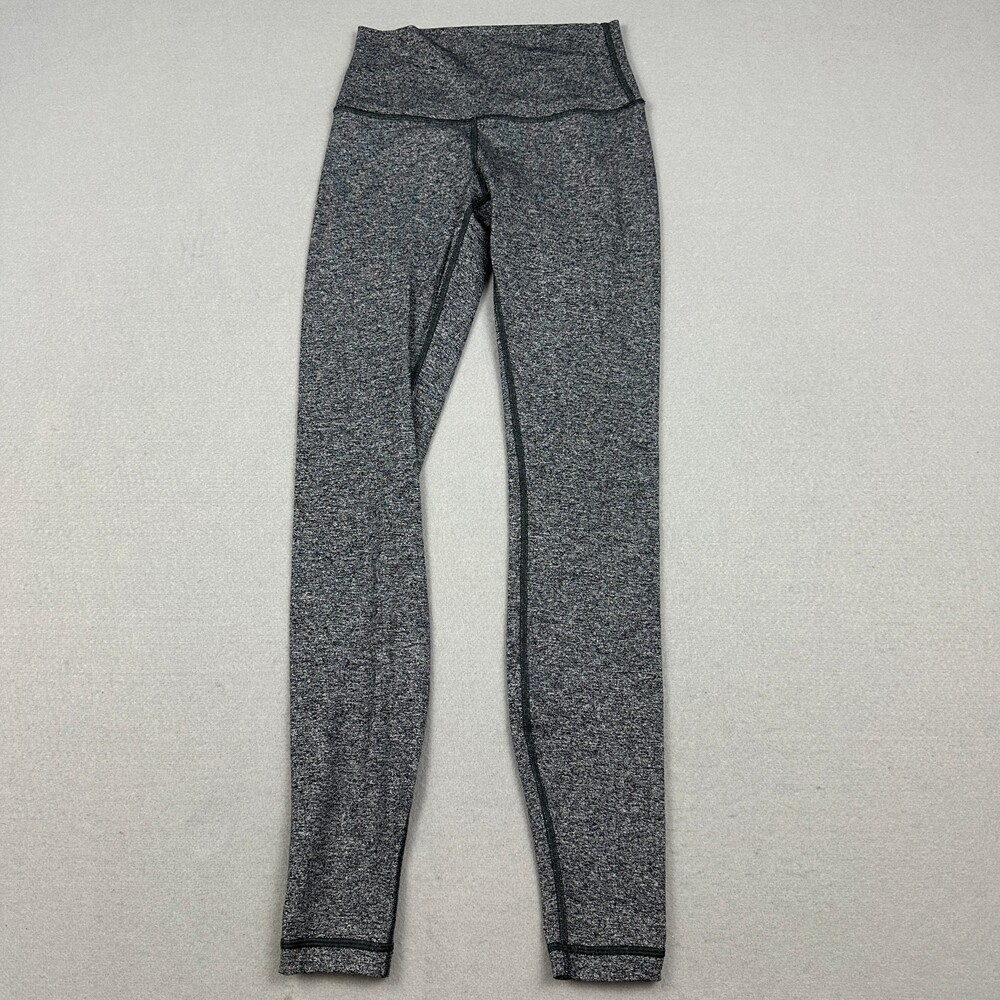 Lululemon Pants Women 4 Gray Wunder Under Hi-Rise Tight Yoga Training